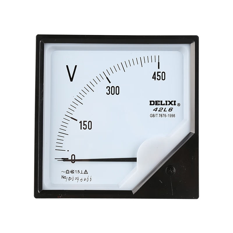 德力西电气模拟指示电测量仪表42L6功率因数表COSφ220V5A42L6COS