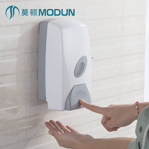 莫顿（MODUN）酒店浴室壁挂式手动双头皂液器沐浴露瓶子给皂液器M
