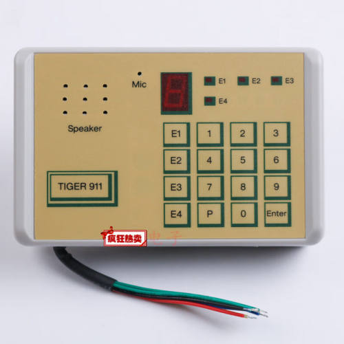 TIGER911电话语言拔号器报警器主机使用固定电话拨号模块拨打话