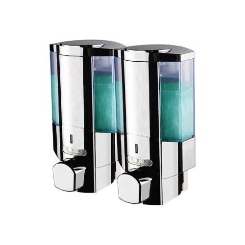 瑞沃（SVAVO）手动皂液器350ml免打孔洗手液盒壁挂沐浴露盒V6102