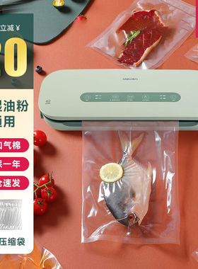得力（deli）真空包装机封口机打包机家用干湿两用全自动保鲜机商