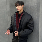 WESSK三幻蛇2.0棉服仿兔毛飞行夹克三层加厚防泼水bomber秋冬廓形