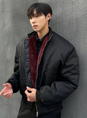 WESSK三幻蛇2.0棉服仿兔毛飞行夹克三层加厚防泼水bomber秋冬廓形
