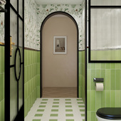 法式 花砖全瓷淋浴房墙砖柔光卫生间复古背景墙花片瓷砖娘惹花砖