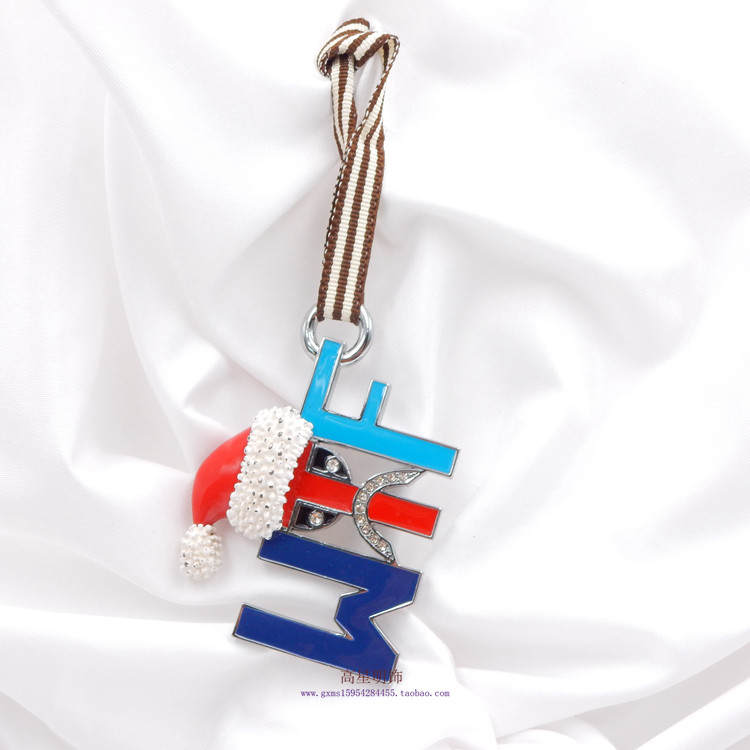 henri  bendel多色珐琅精美个性时尚水晶女新潮包包挂架钥匙扣19