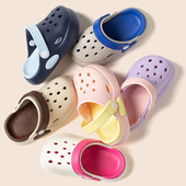 外穿幼小童卡通可爱DIY宝宝居家拖鞋 新款 男童 女童夏季 儿童洞洞鞋