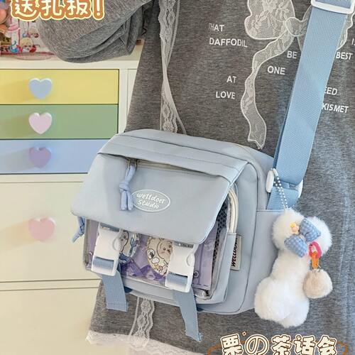 ST日系可爱少女二次元休闲小食量吧唧痛包小包学生斜挎包轻便手机