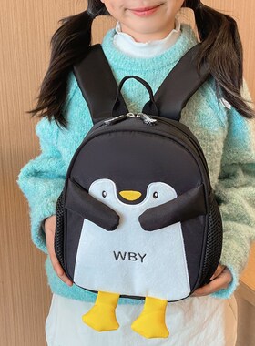 netx Road幼儿园书包儿童企鹅防走失小背包女童轻便可爱双肩包