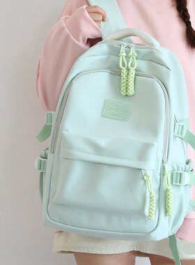 netx inss小众双肩包女生2025新款中学生时尚书包大学生旅游背包