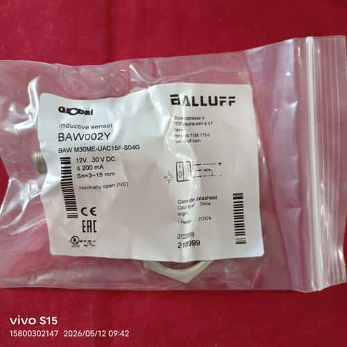 议价巴鲁夫BALLUFF电感式接近开关，BAW002Y型号B可维修