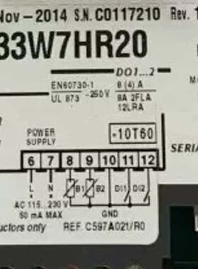 议价卡乐CAREL温控器IR33V9HR20 IR33B7HB2可维修