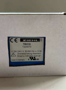 议价原装正品ZIEHLTR210温度控制器，TR210 ZI