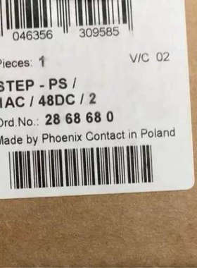 议价菲尼克斯电源2868680型号STEP-PS/1AC/48D