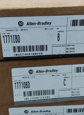 AB模块带包1771IBD  B，试用过带包装