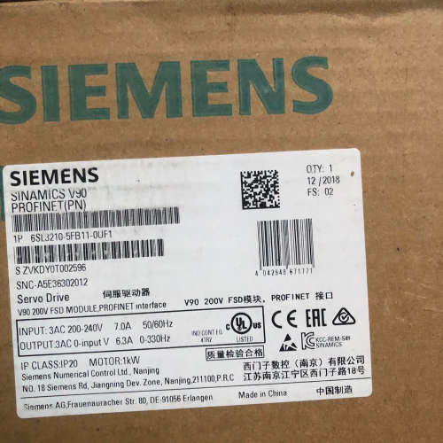 议价6SL3210-5FB11-0UF1全新原装正品西门子驱动器