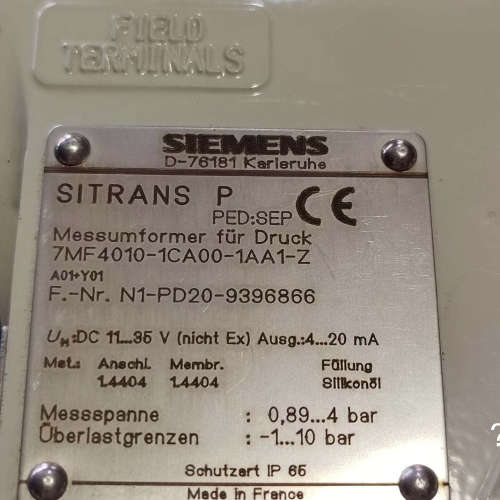 议价全新：西门子7MF-4010-1CA00-1AA1-Z变送器