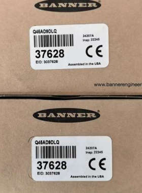 议价全新邦纳Q45AD9DLQ 光电传感器货号37628，原