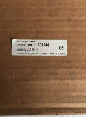 议价全新 易福门 IFM AC1144 现货