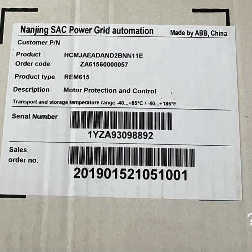 议价ABB REM615C_E 继电器保护
