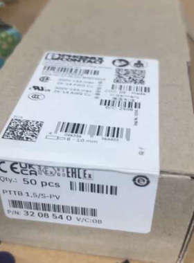 议价菲尼克斯接线端子3208540PTTB 1,5/S-PV，全