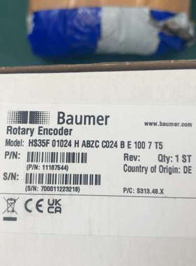 议价Baumer堡盟旋转编码器 HS35F 01024 H AB