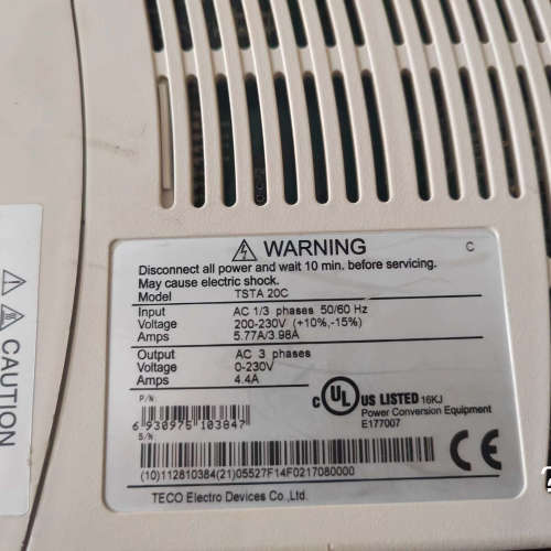 议价拆机：东元伺服器TSTA20C，成色如图，拍照