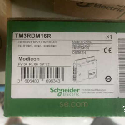 议价施耐德TM3 数字量扩展模块TM3RDM16R，8点离散量输