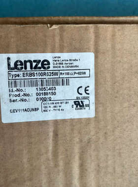 议价伦茨Lenze制动电阻ERBS100R625W 全新项目剩余