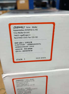 议价商品盖米气动隔膜阀61012D111411/N全新