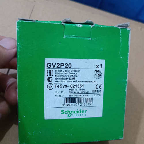 议价全新施耐德 热磁式电动机断路器GV2P20,13-18A。