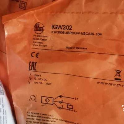 议价IIW202易福门原装IGW202  IGS204 IF5811