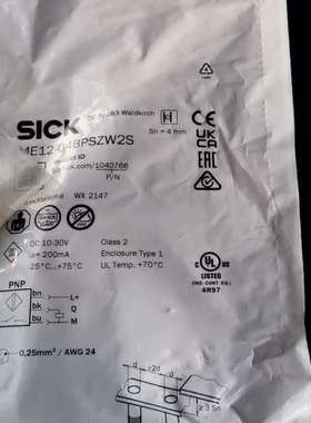 原装SICK传感器1040766  IME12-04BPSZ