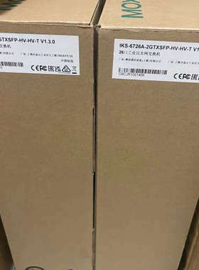 议价全新MOXA工业以太网交换机IKS-6726A-2GTXSF