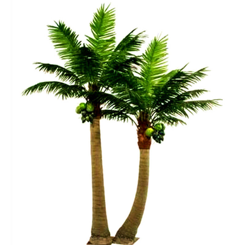 仿真椰子树 人造假椰子树 室内室外落地绿植大型酒店盆槟榔树