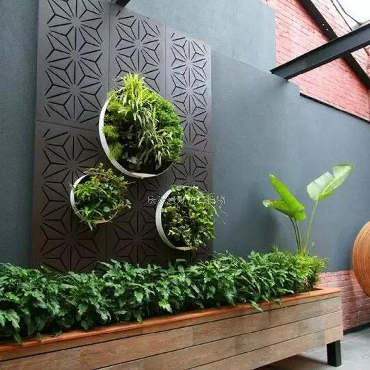仿真植物墙绿植墙摆示草坪假草皮墙面装饰门头装饰背景网红形象墙