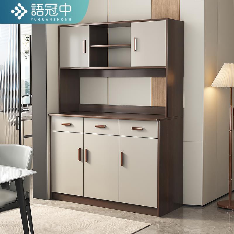 【香港包】餐边柜一体靠墙柜子储物柜厨房橱柜碗柜简约茶水柜