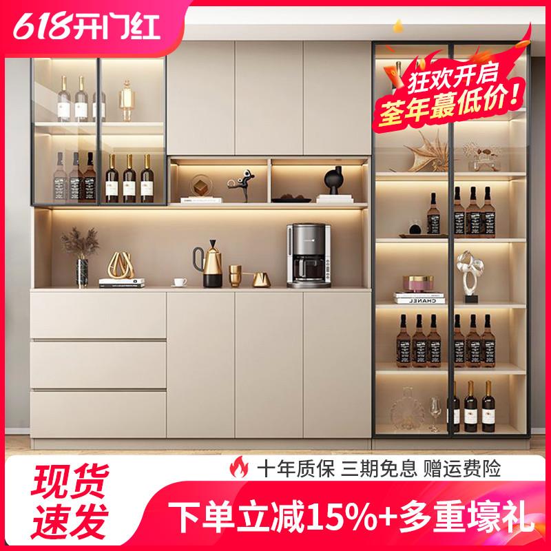 【香港包郵】餐边柜靠墙一体现代简约新款轻奢客厅厨房收纳储物柜