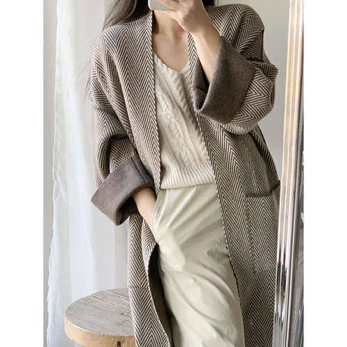 apc奢享新款重磅定制纯羊绒大衣