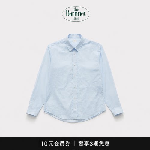 【现货】韩国小众潮牌the barnnet八奶早秋新款条纹衬衫长袖宽松