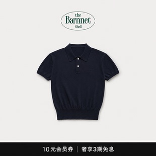 【现货】韩国the barnnet八奶Polo翻领短袖针织半裙马甲背心套装
