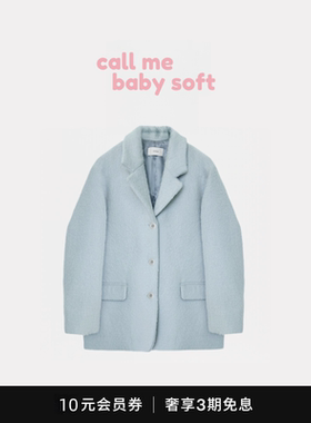 ●callmebabysoft韩国东大门ounce气质英伦风单排扣西装大衣外套