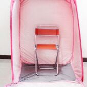 汗箱房家用蒸汽桑拿箱熏蒸机折叠马扎小椅子凳子座位马扎钓鱼