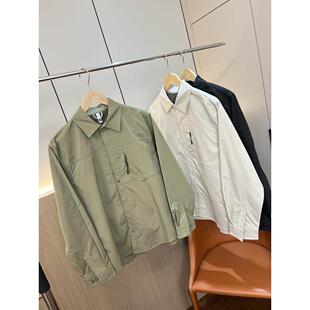 Mostarsea~春秋休闲时尚通勤衬衫男女情侣款美式工装户外战术外套