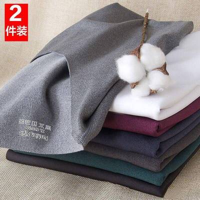 无痕保暖背心男士加绒加厚秋冬季内穿坎肩德绒发热恒温打底衫加绒