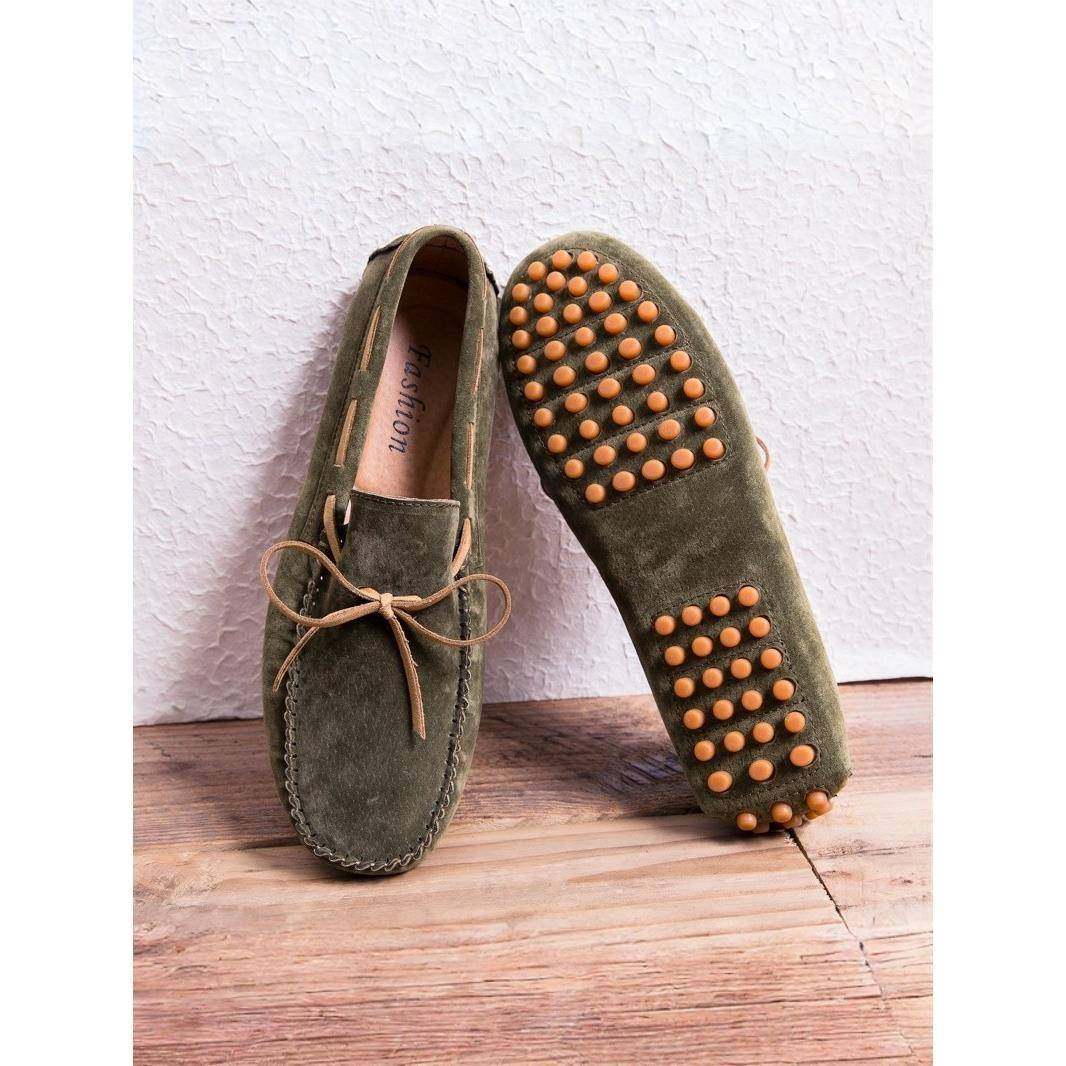 秋冬2025新款豆豆鞋男奢侈品真皮韩版百搭精神小伙懒人一脚蹬皮鞋