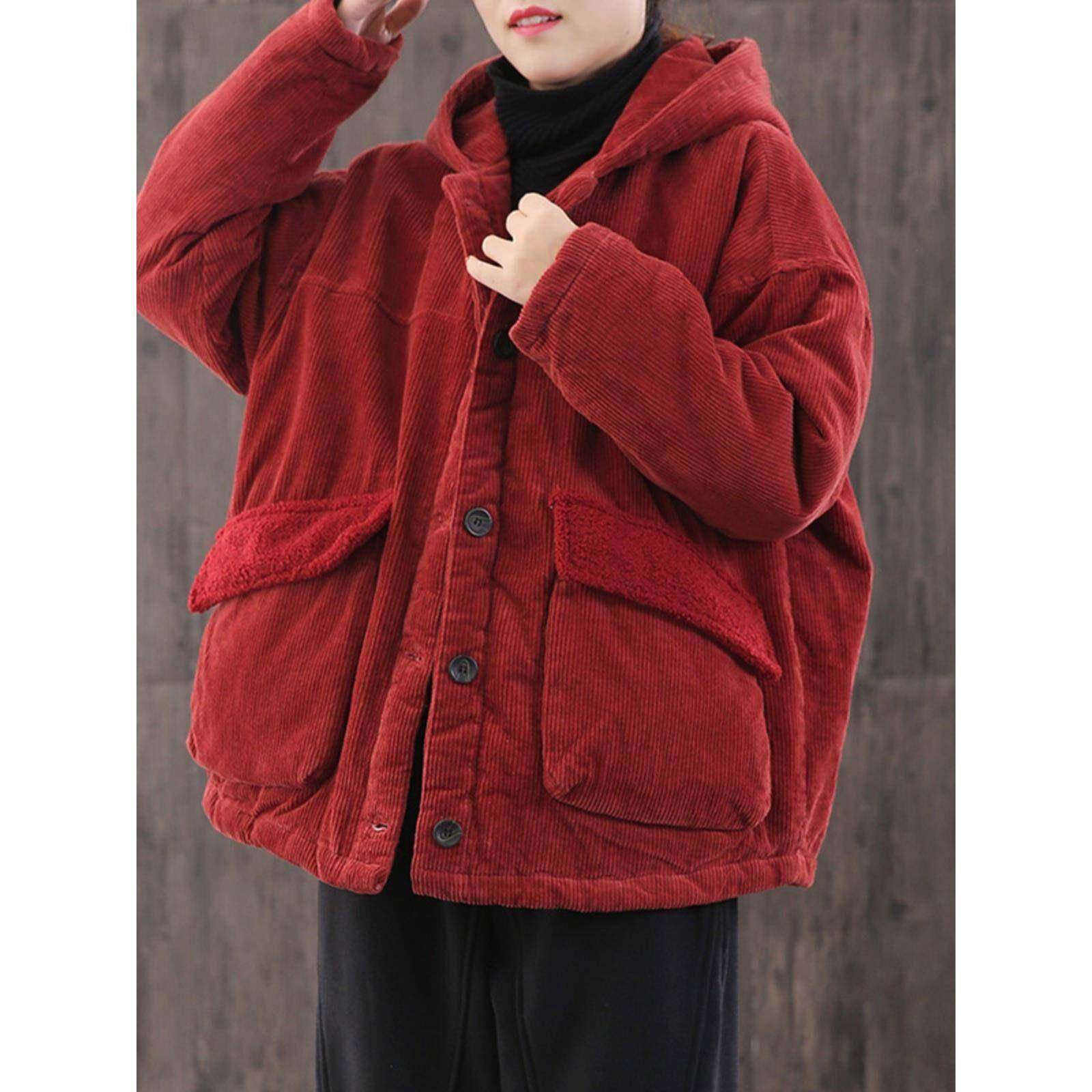 香港棉服女2025年新款冬季大码女装爆款宽松棉衣灯芯绒外套厚棉袄