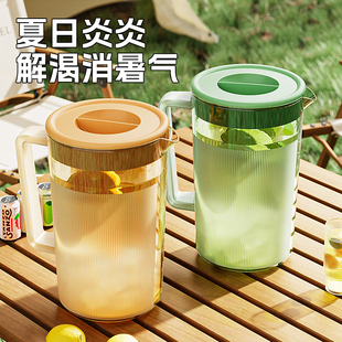 消暑一夏！冰箱冷水壶家用凉水杯大容量耐高温储水夏饮料桶冷泡壶