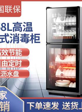 消毒柜家用小型立式台式大容量厨房单门双门消毒烘干一体机