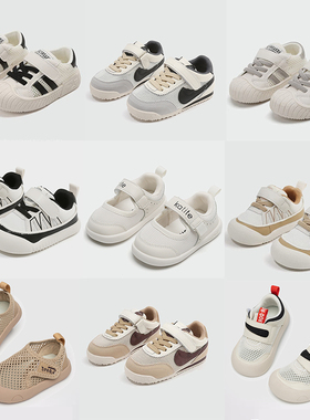 DR.DORA朵拉博士清仓捡漏春秋季网面学步鞋透气网布休闲宝宝鞋子