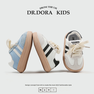 新款 DR.DORA朵拉博士二阶段秋季 板鞋 幼儿轻便软底休闲鞋 百搭学步